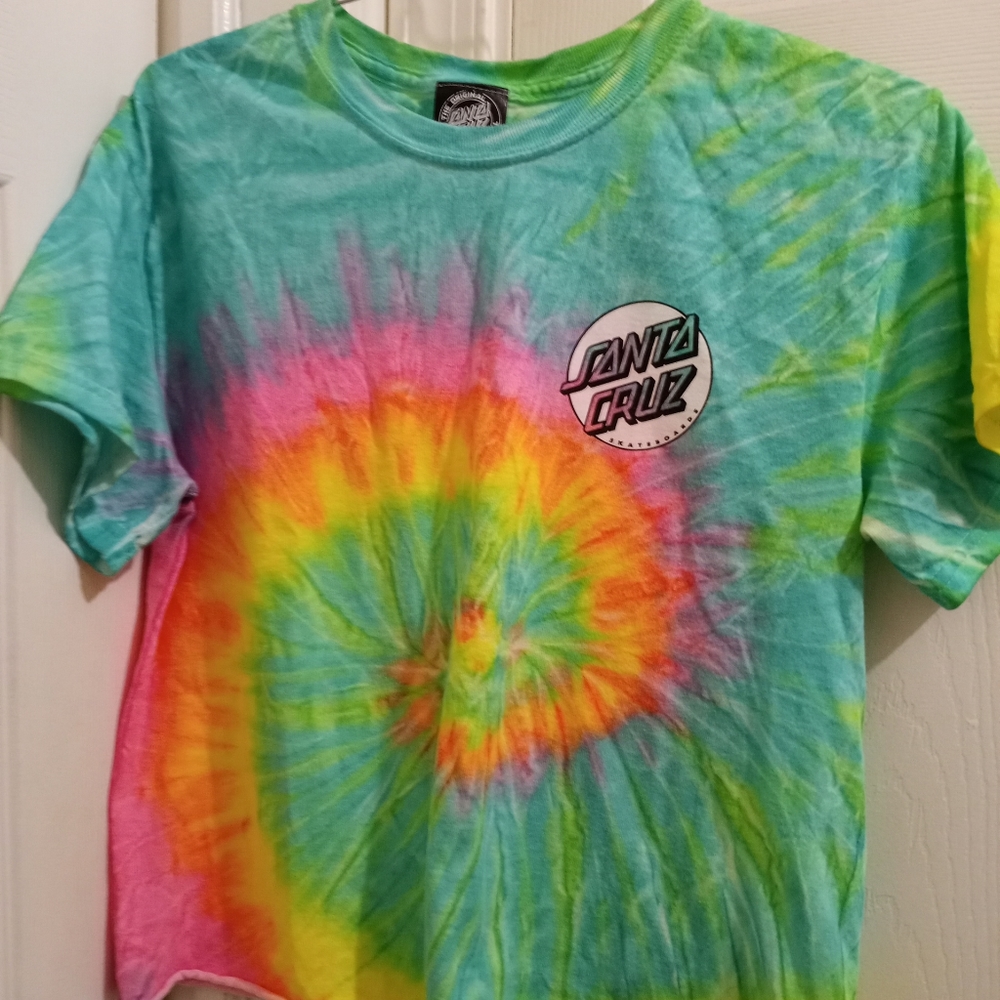 Santa Cruz Original Skateboarding Cropped Top Sz S